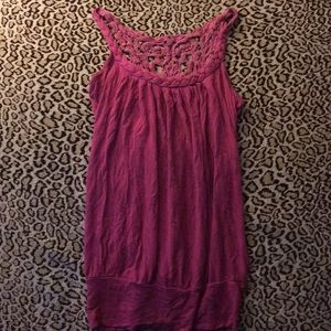 Charlotte Russe pink tank top💋